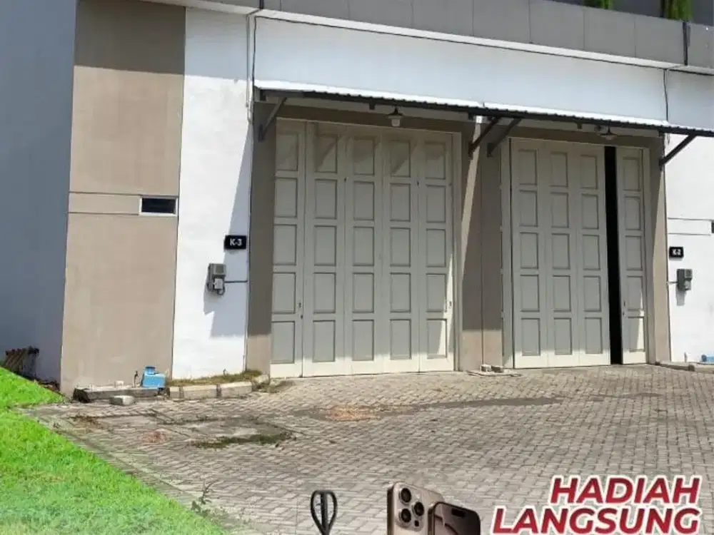 Dijual Gudang di Cangkir Driyorejo READY Gudang  Premium dengan lingkungan bersih, Aman Luas 504 meter Blok M