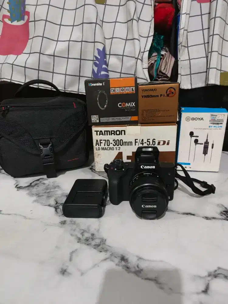 Canon EOS M50 / Kiss M Mulus Banyak Bonus