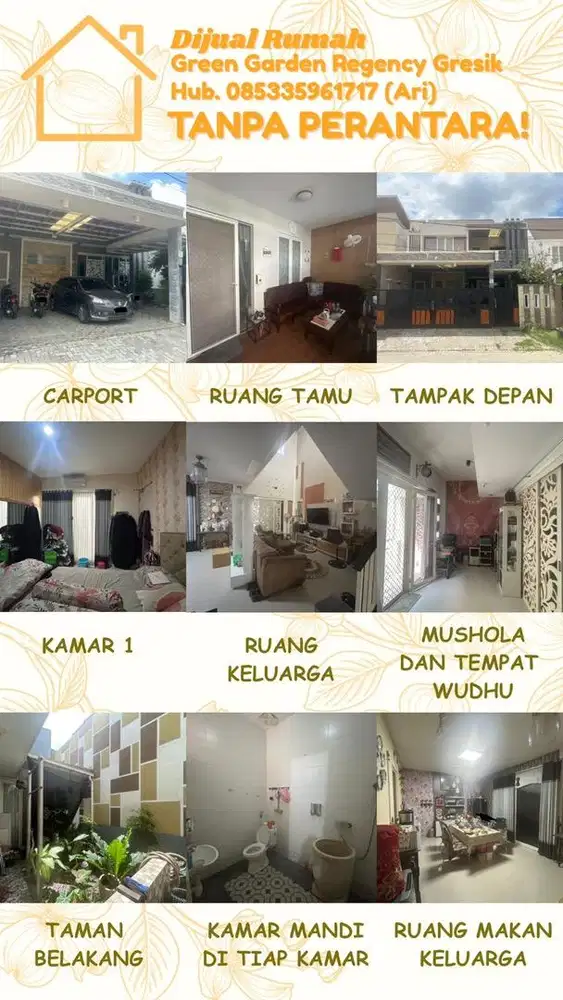 DIJUAL RUMAH DI GREEN GARDEN REGENCY GRESIK