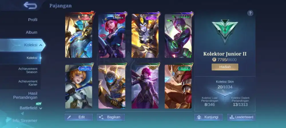 Akun ML (Mobile Legends)