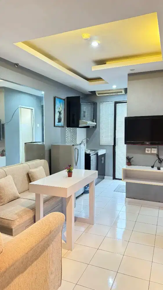 DISEWAKAN APARTEMEN 2 BR FULL FURNISHED KEBAGUSAN CITY