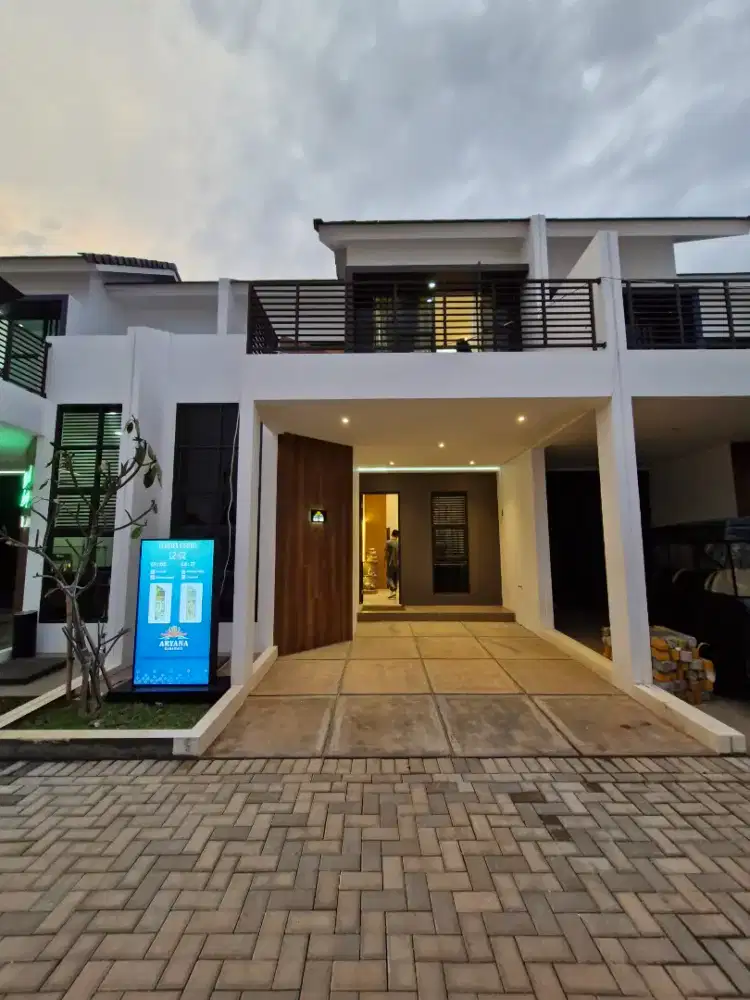 Rumah 2lantai Cicilan 3jutan DP 0% Free Biaya Akad KPR Aryana Karawaci