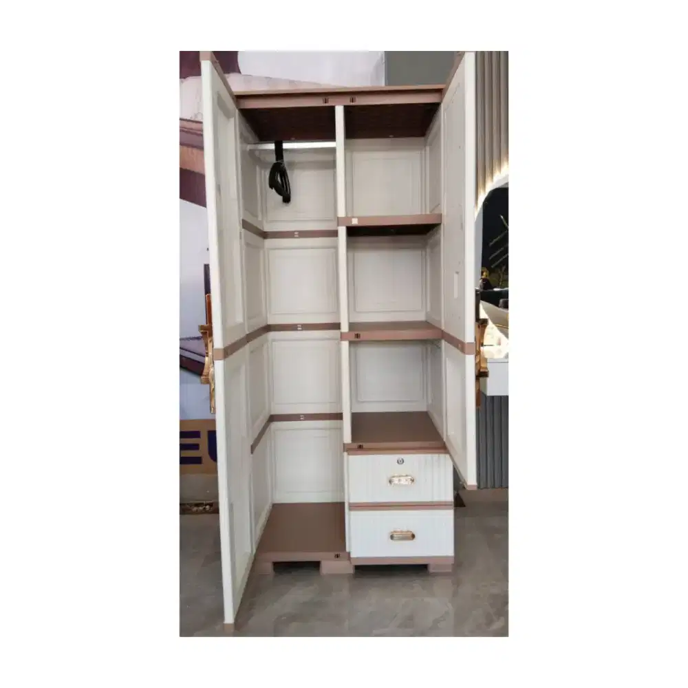 Lemari pakaian gantung dan susun