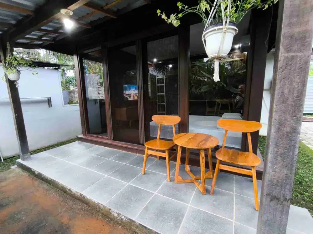 For rent 1 bedroom beautiful joglo with public large pool  near Ubud