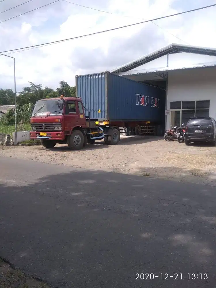 DIJUAL BANGUNAN GUDANG STRATEGIS + TANAH | SHM | Pare Kediri LT 1188M2
