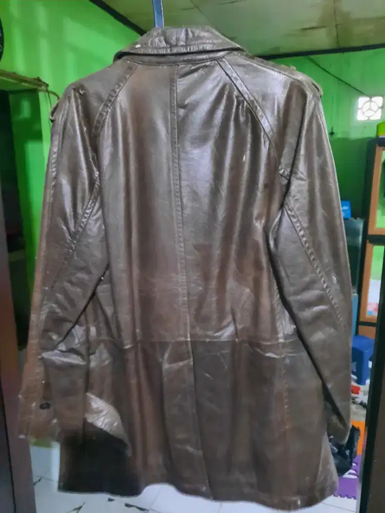 Jaket kulit asli tebal