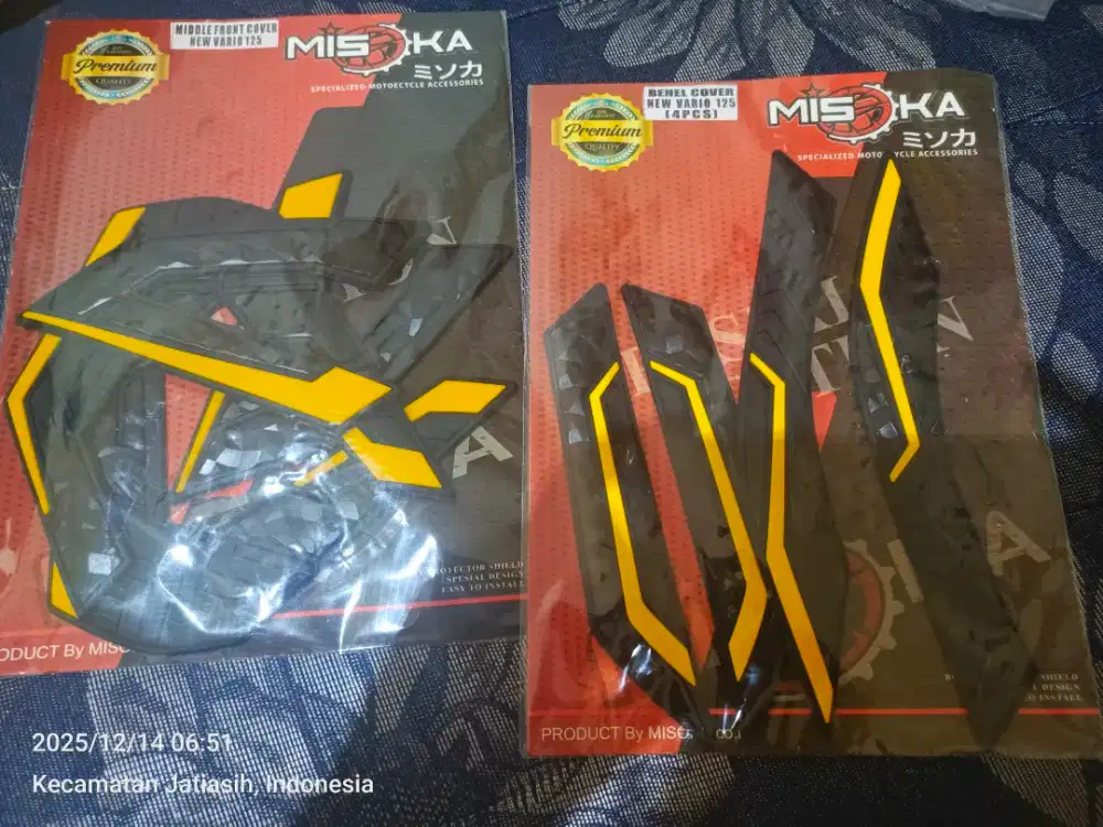 Pelindung body Vario 125 Gen 2 Kuning