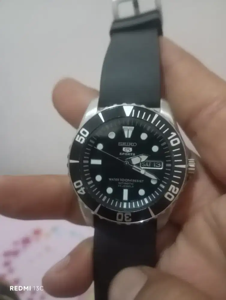 Seiko 5 Sport black edition