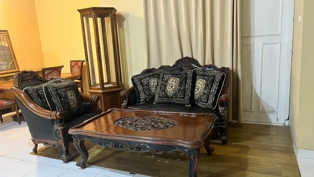 sofa ukir premium jati kokoh
