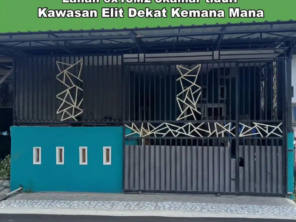 Rumah Buat Usaha dan Hunian Pinggir Jalan Kawasan Jl Abadi Ringroad SHM 6x18M2 3Ktidur