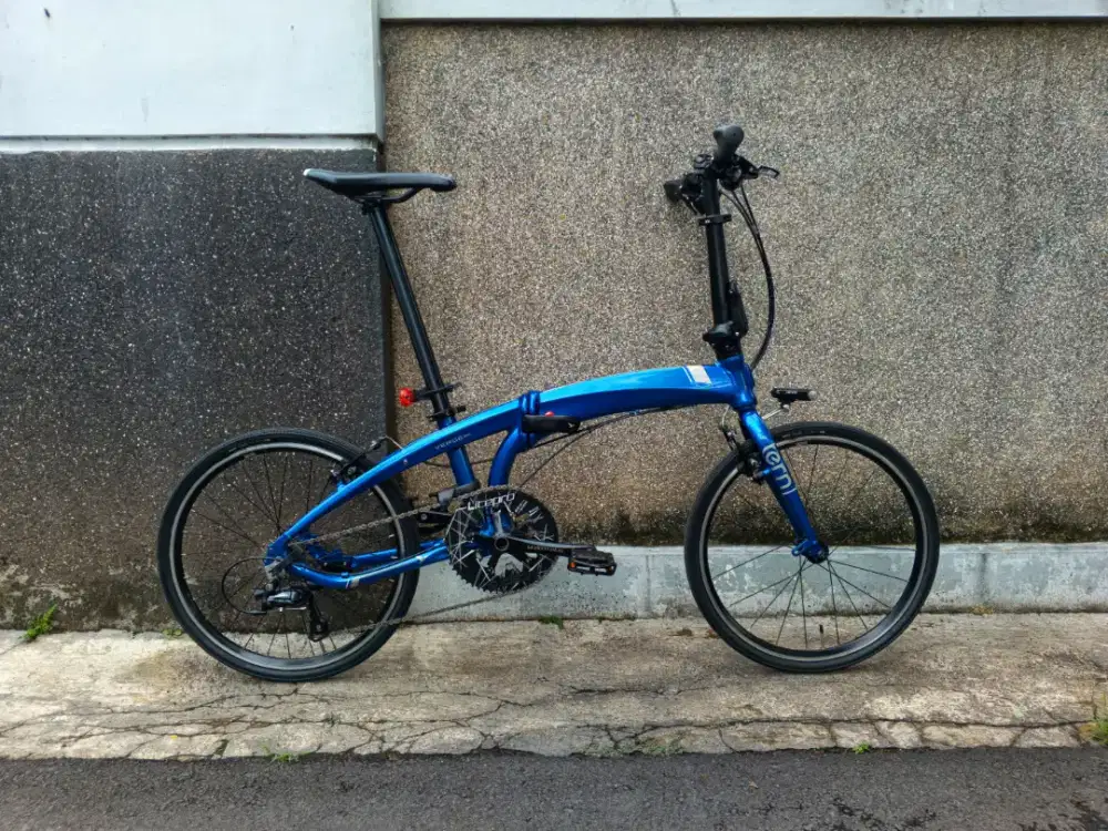 Sepeda lipat tern verge d9 vbrake blue limited edition