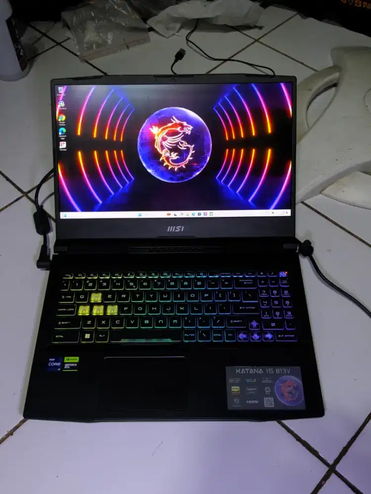 MSI KATANA 15 B13VGK Core RTX 4070 8GB i9-13900H 16GB RAM 1TB SSD