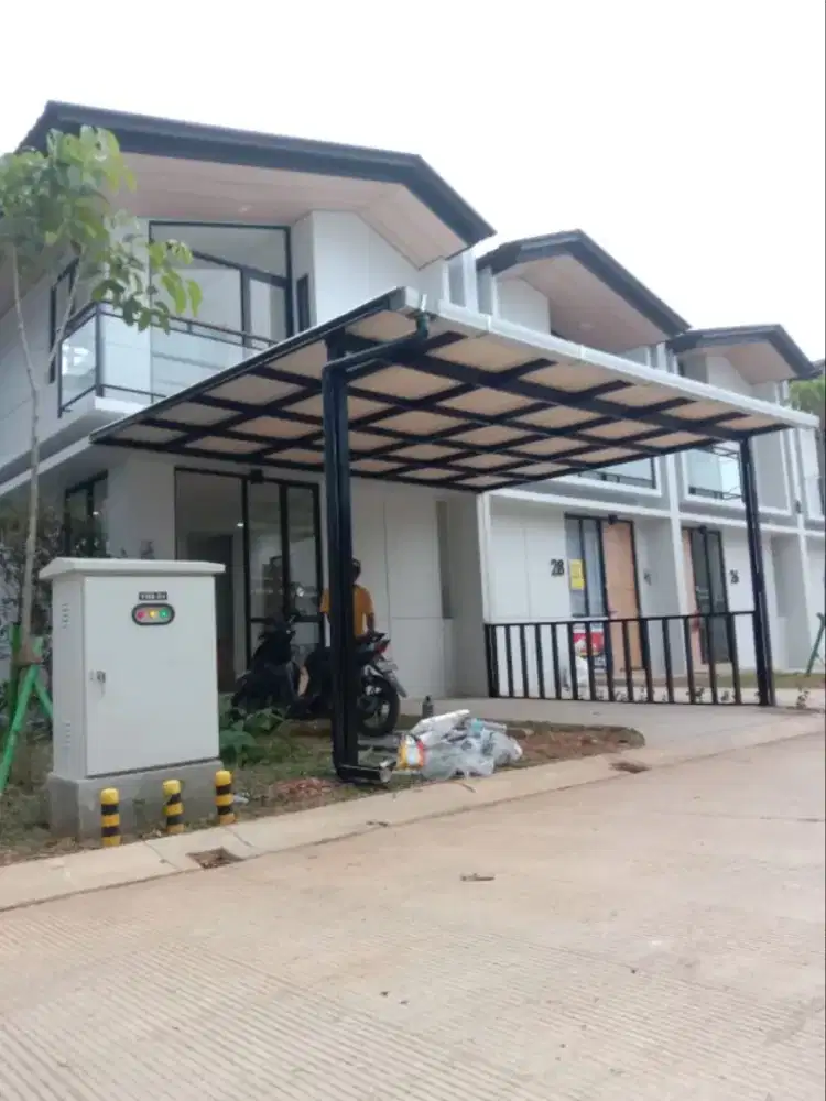 Kanopi Atap Alderon Double Layar Tahan Panas Anti Bocor