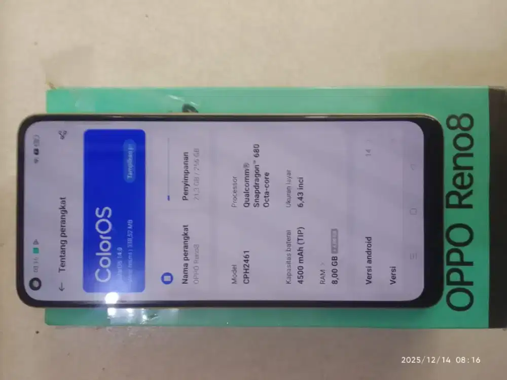 OPPO RENO 8 8/256