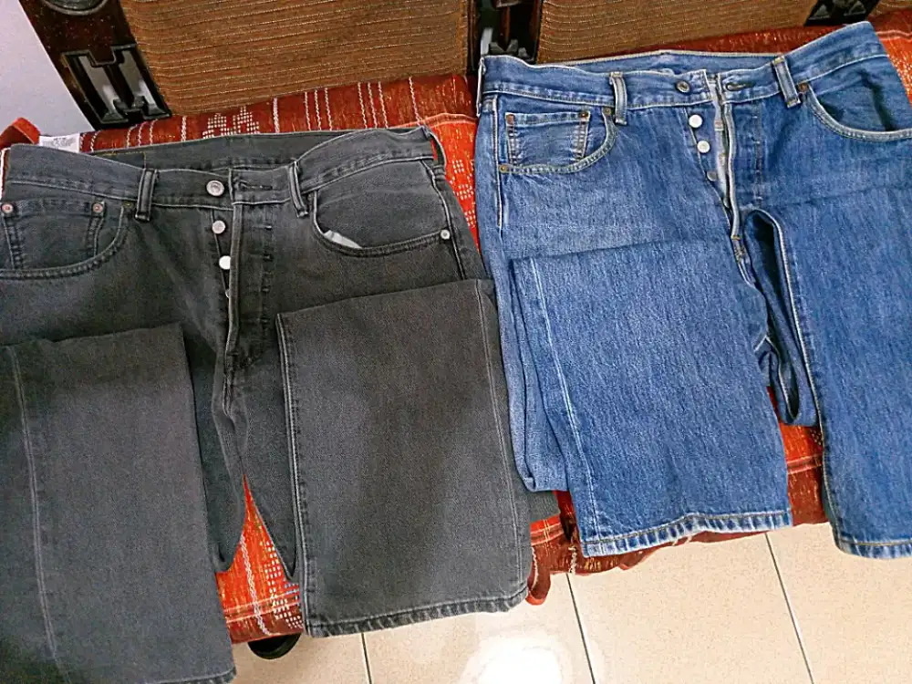 Levi's 501 Blue & Black.