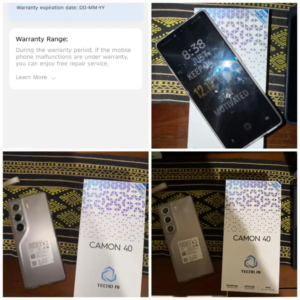 Tecno camon 40 8/256