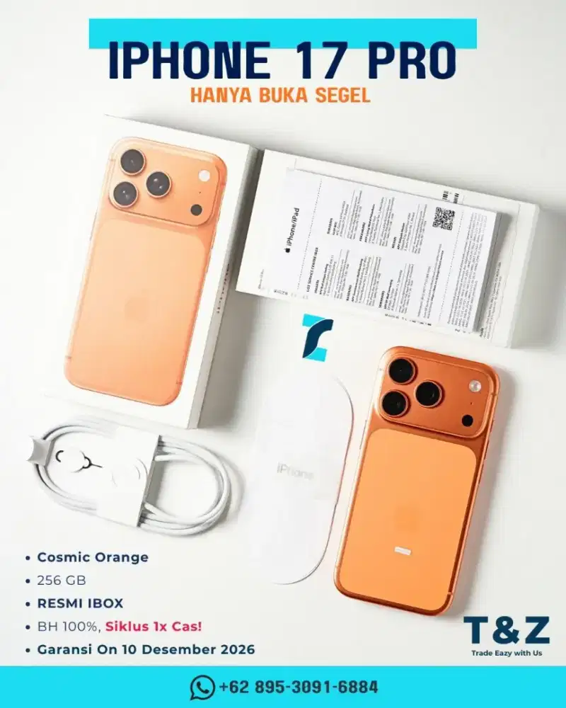 iphonr 17 pro orange 256gb