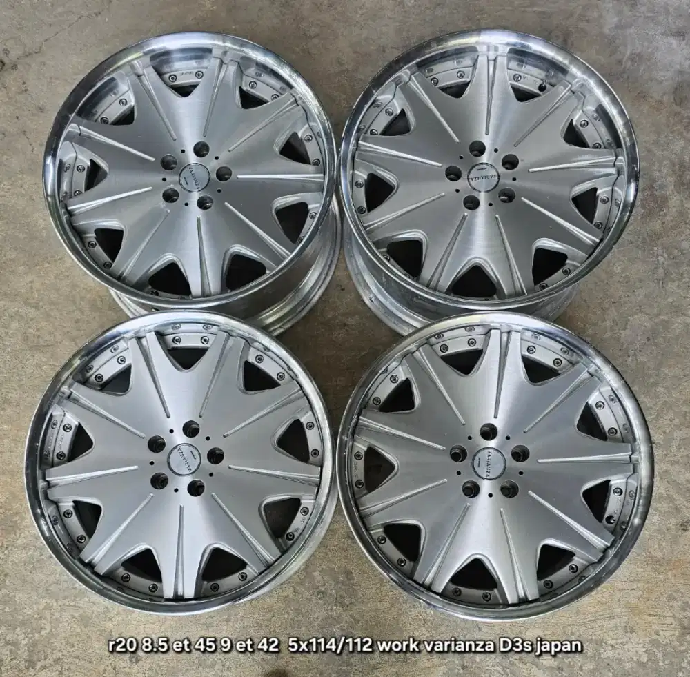 Velg ring 20 original work varianza d3s japan 5x114/112