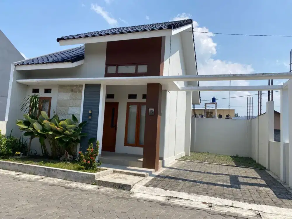 FREE BIAYA-BIAYA ! Jual Rumah Baru Minimalis Siap Bangun desain Custom di Purwomartani Sleman