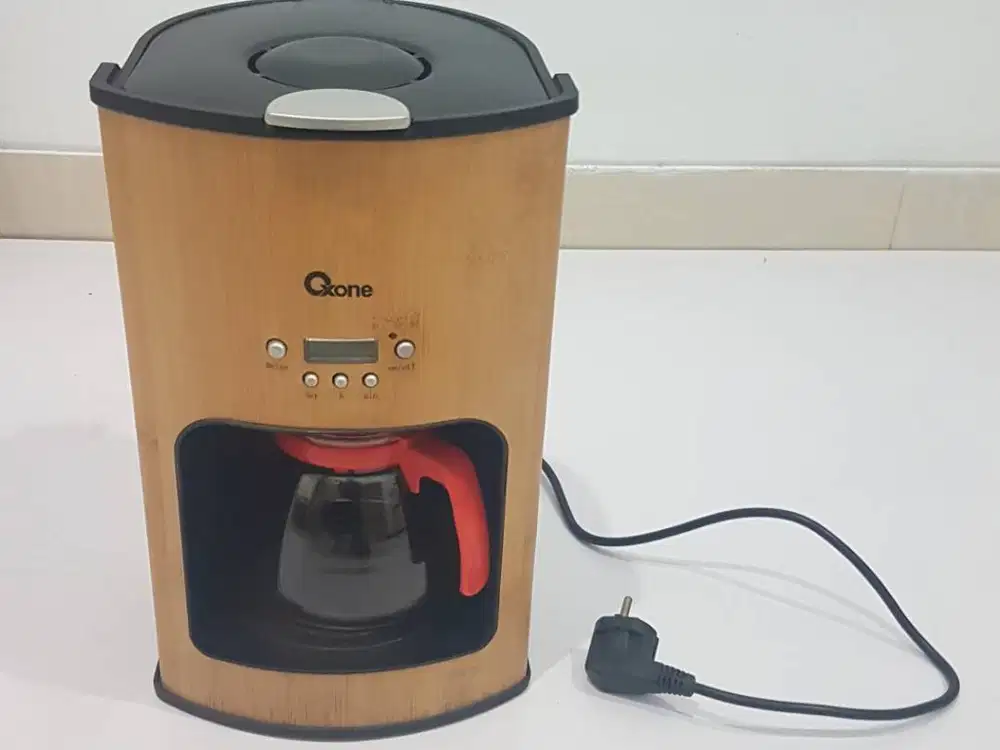 OX-952 Oxone Bamboo Coffee & Tea Maker 650W - 1.5Lt,Lengkap,murah,NET.