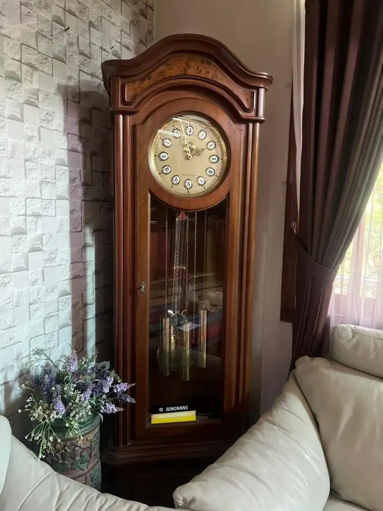 Jam Antik Junghans Asli Kayu Jati