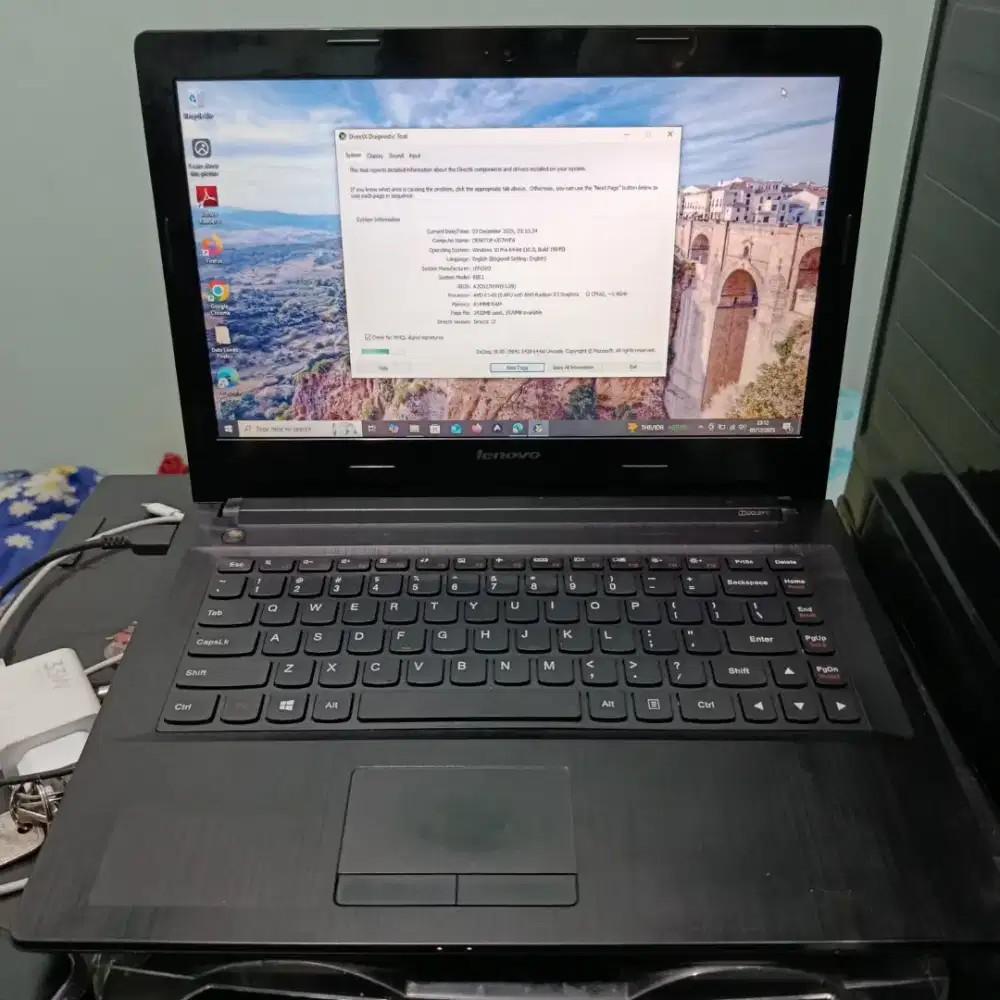 Lapto Lenovo Second Pemakaian Pribadi