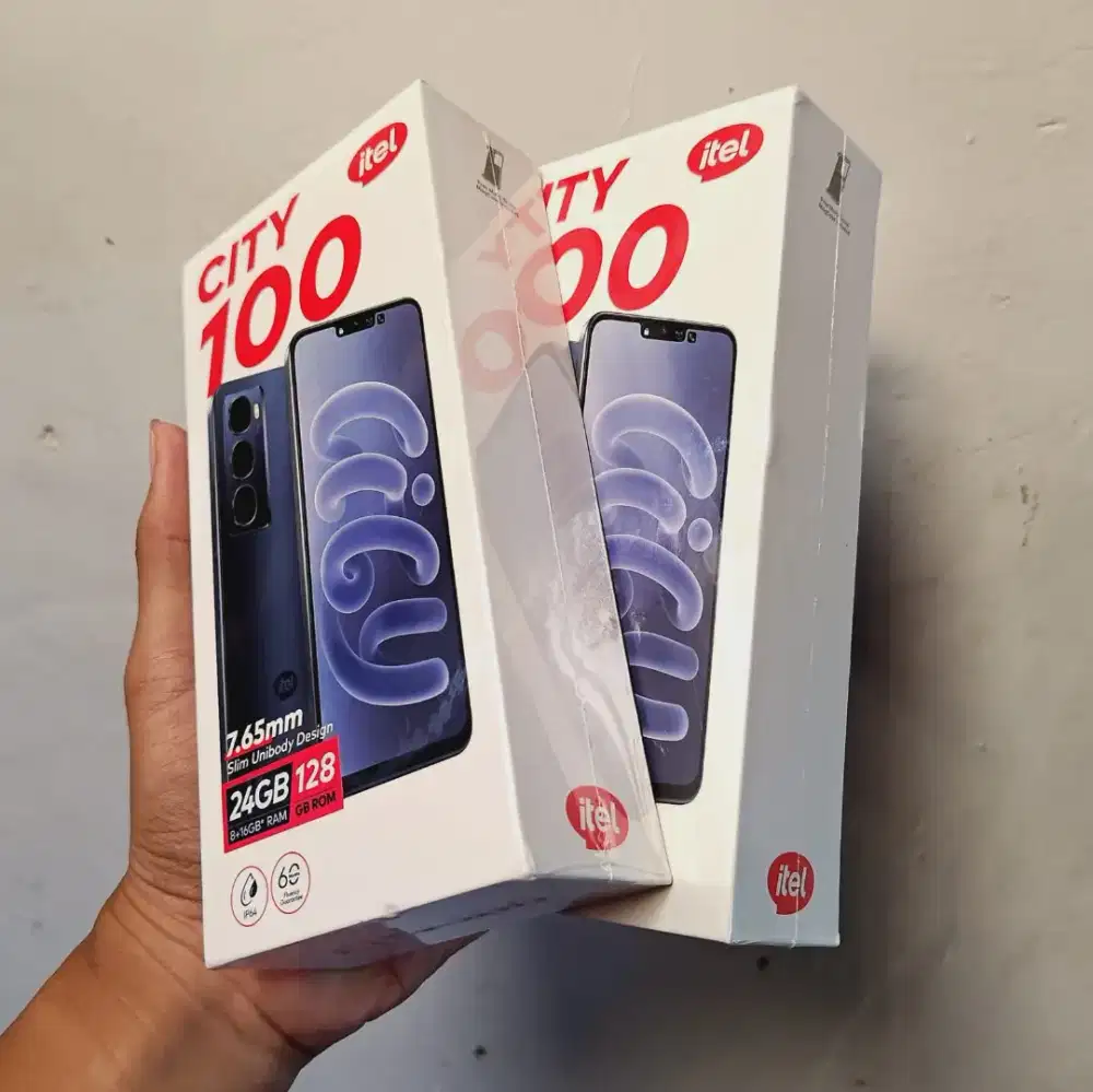 itel city 100 ram 8/128 new/baru (setara p70 s25 tecno spark 30c go )