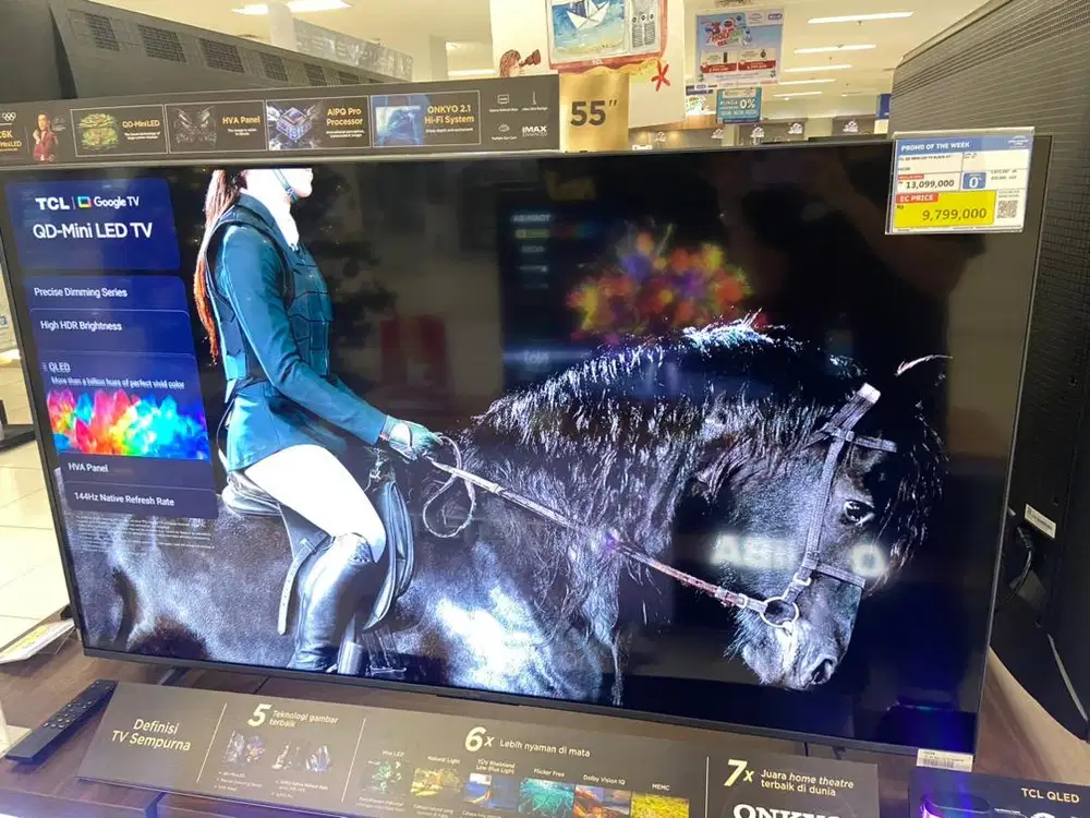 TCL MINILED GOOGLE TV 55inch