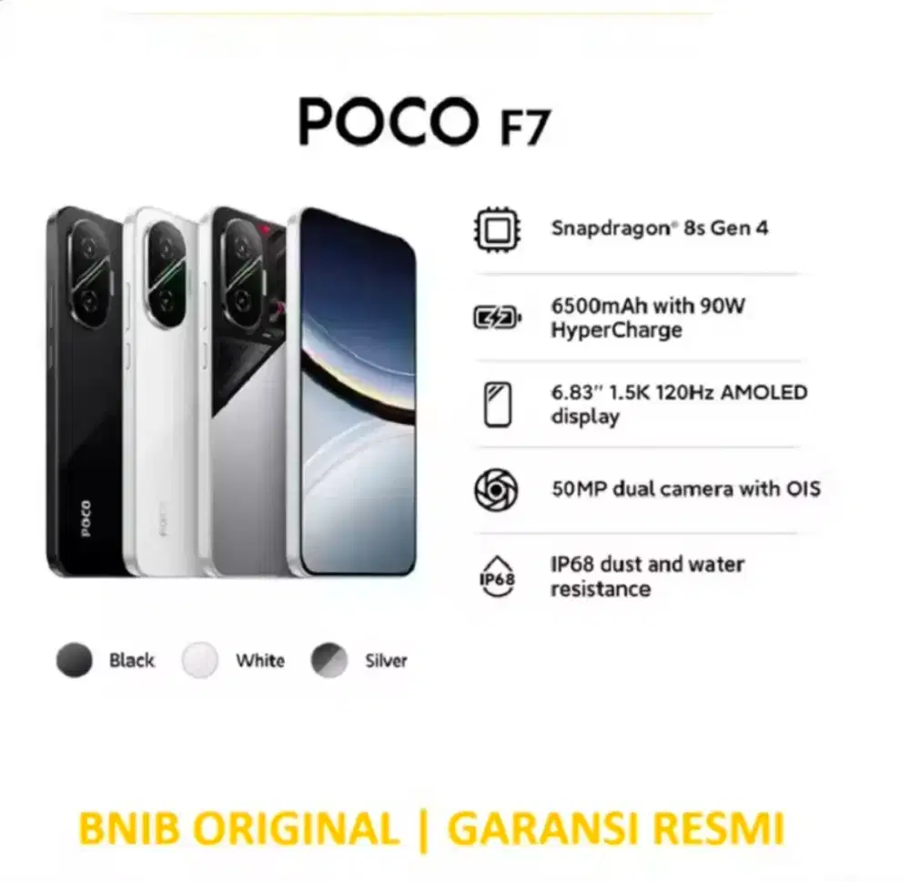 Poco F7 12/512 Garansi resmi