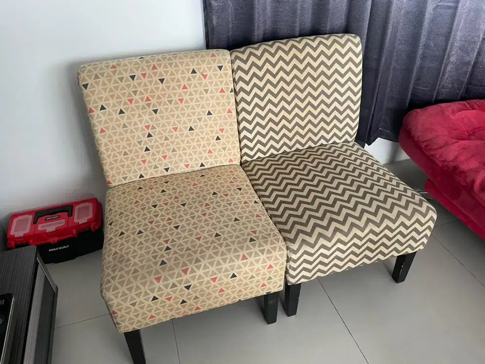Set Sofa Kursi Informa 1 Single Seat Bekas Preloved
