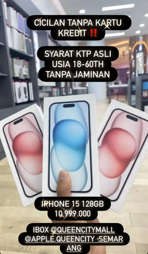 IPHONE 15 CICILAN 0% TANPA KARTU KREDIT