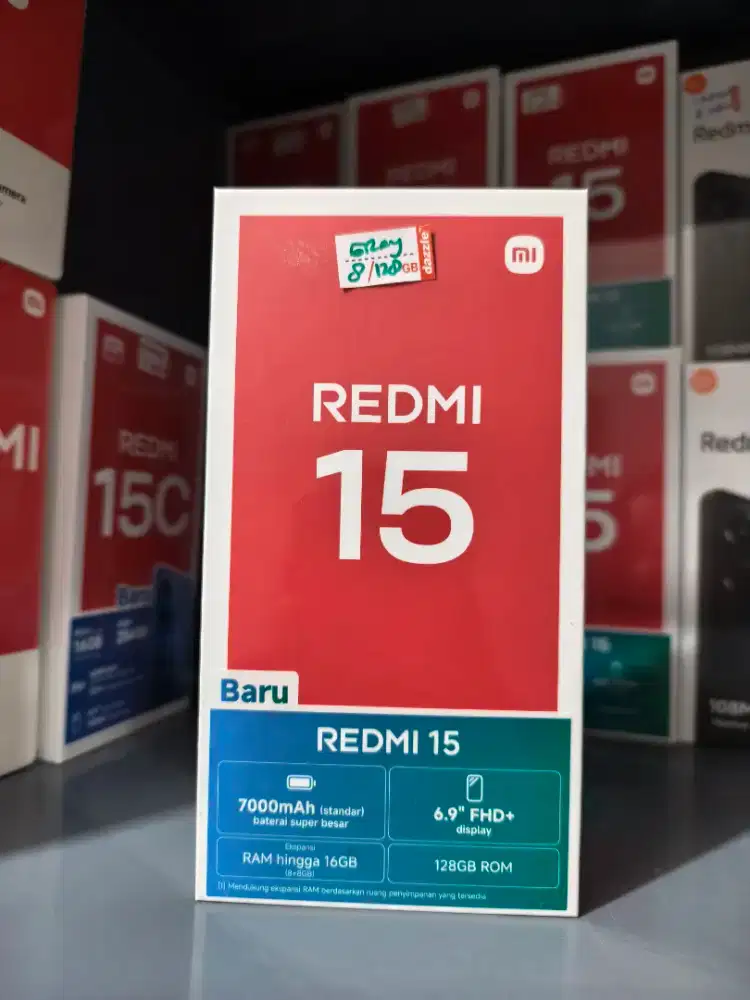REDMI 15 8/256 GB HARGA TERJANGKAU