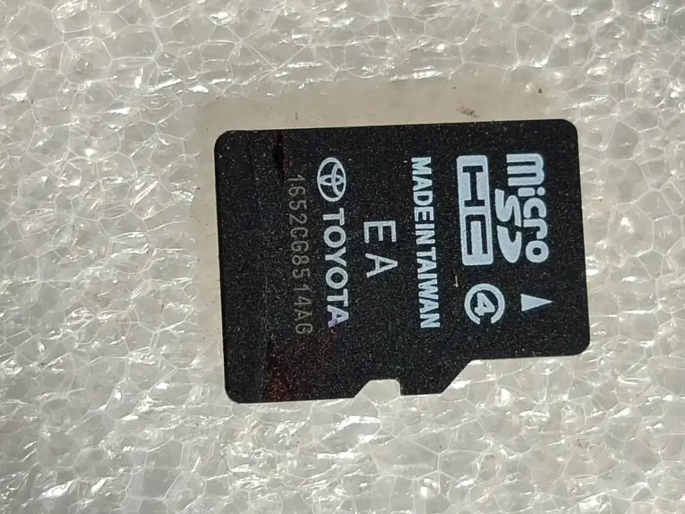 Memori card mmc toyota Alphard CBU JPN original