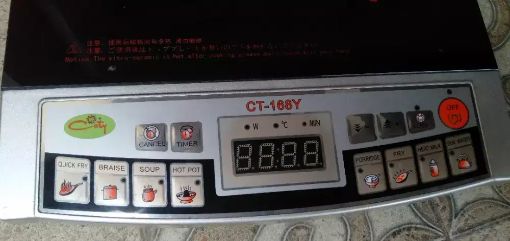 Kompor Listrik merk Coty