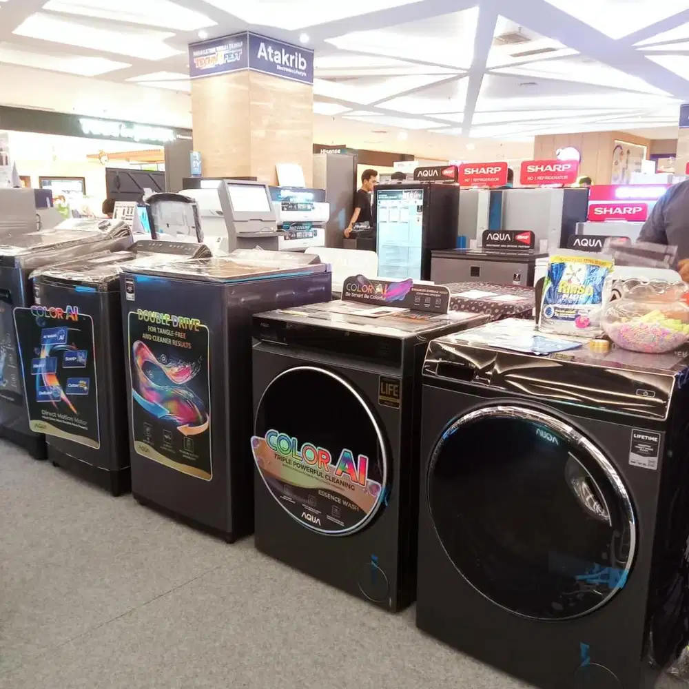 PROMO CICILAN MESIN CUCI TANPA DP PROMO BUNGA RENDAH 0.88%