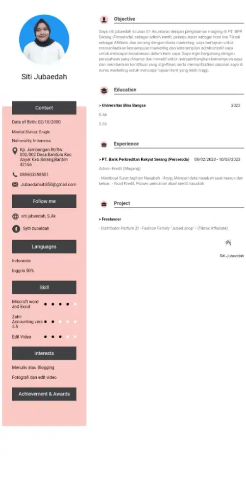 Cari loker bagian admin & akuntan
