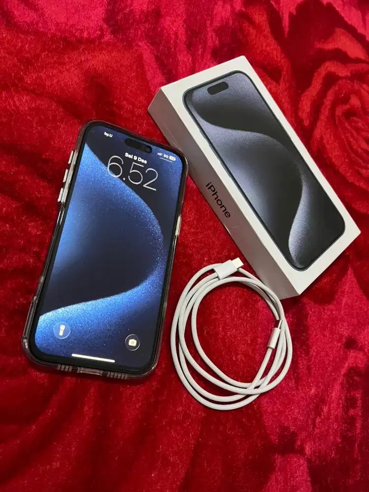 iPhone 15 PROMAX 256gb Blue Titanium Nego