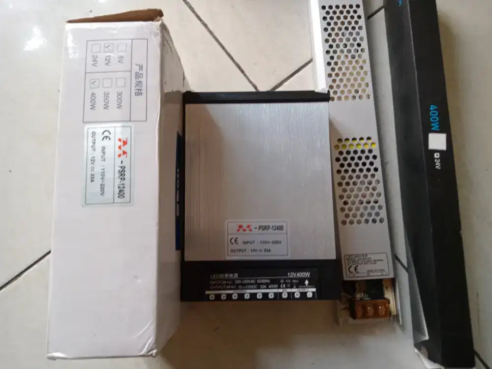 Power Sapplay Outdoor 12V /400W/33a, Power sapplay indoor 24V 400W jos