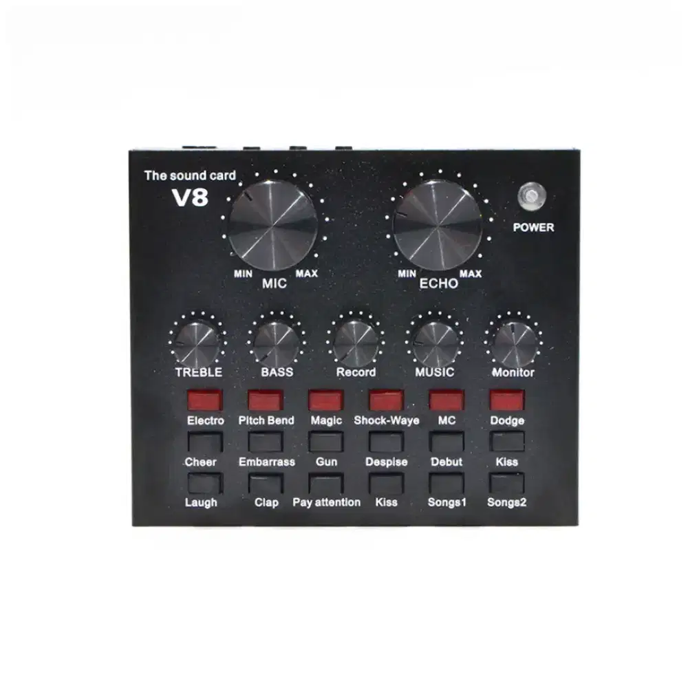 Sound Card V8 Live Sound Card Audio Interface