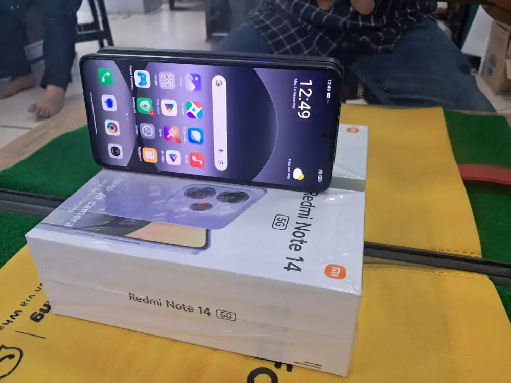 Redmi Note14 5G Ram 12/512 gb lengkap mulus no minus