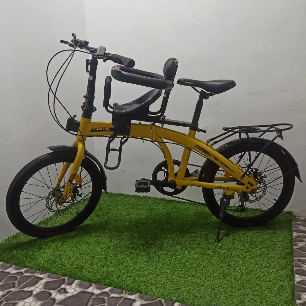 Preloved sepeda Exotic 20inch + boncengan anak  TIDAK BISA TERPISAH