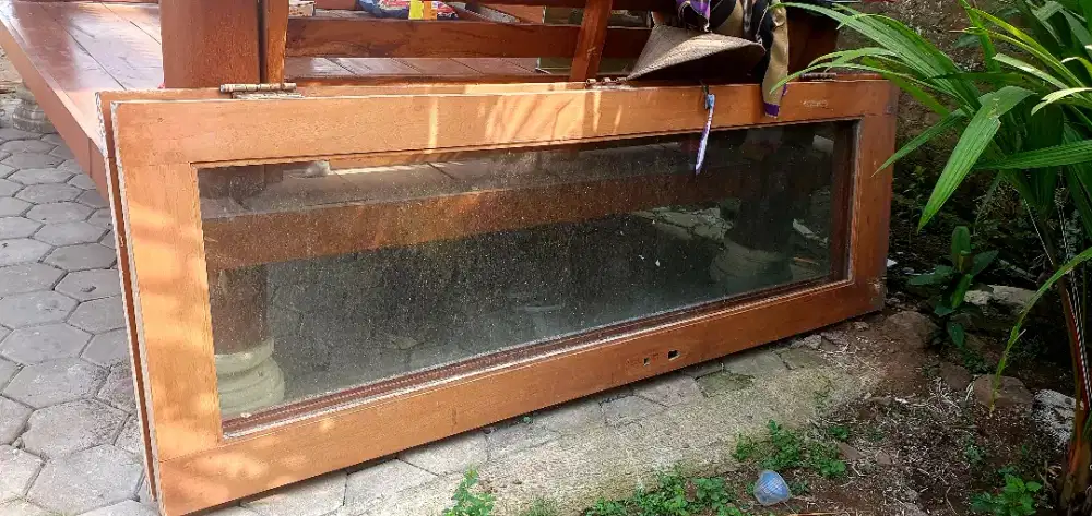 DAUN PINTU JATI KUPU TARUNG