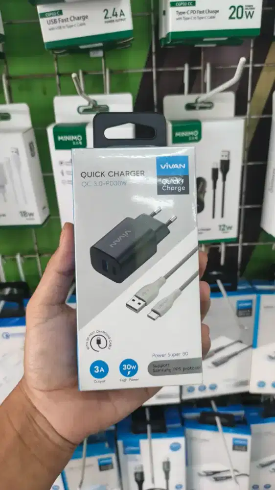 TRAVEL CHARGER 30W VIVAN POWER SUPER 30