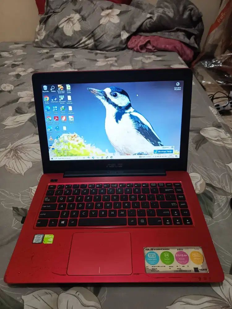 LAPTOP ASUS A456U CORE I5-7200U RAM 8GB SSD 256GB HDD 1TB NVIDIA