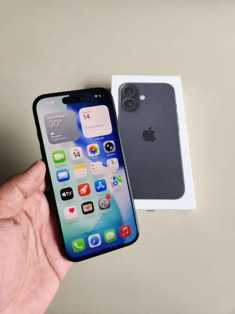 iPhone 16 128gb iBox 2minggu Pakai Garansi Aktif Panjang Mulus Murah