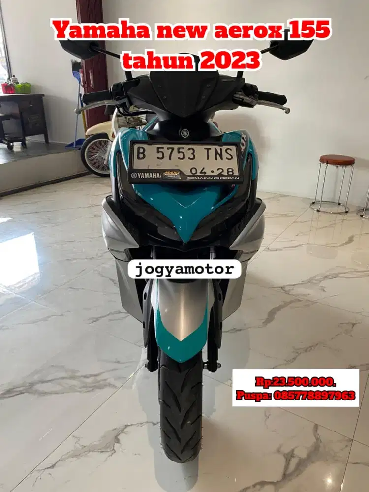 (B) Yamaha new aerox tahun 2023