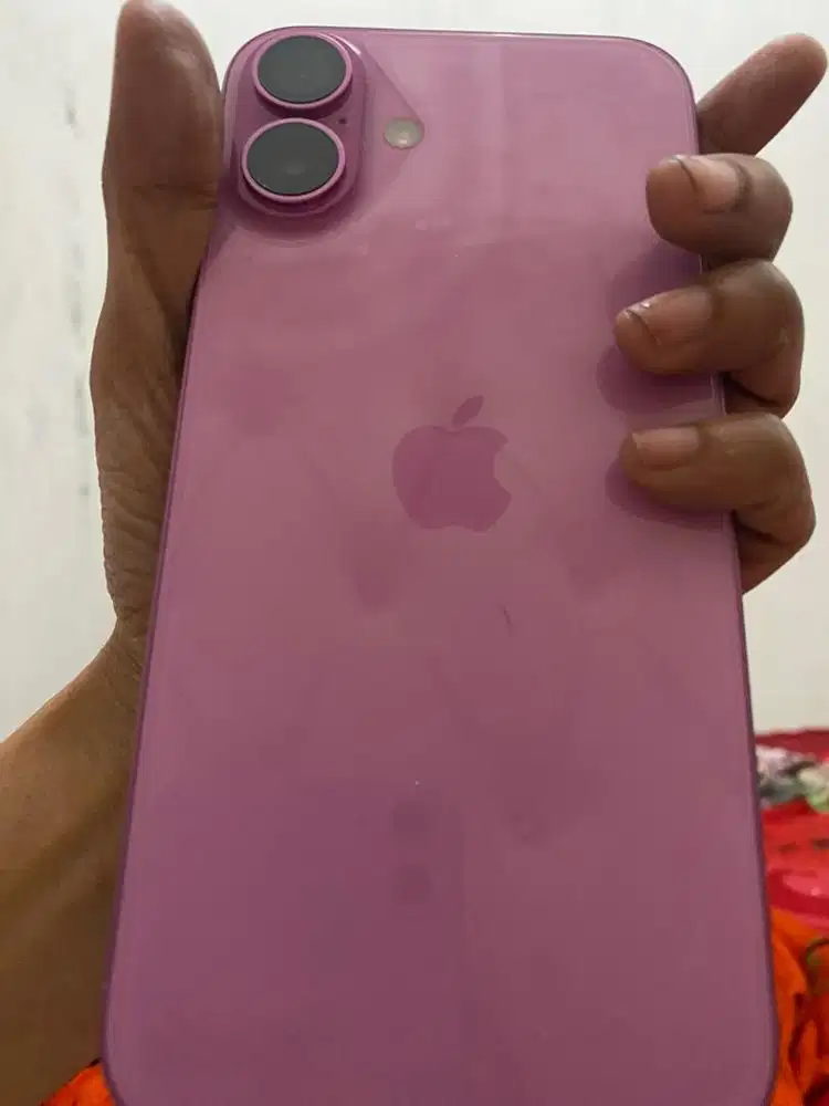 Ip 16 plus 128gb pink BH 100 garansi ibox on juli 2026