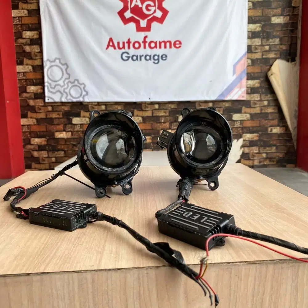 Foglamp Projector LED Autoplaza HTR Set Kiri Kanan