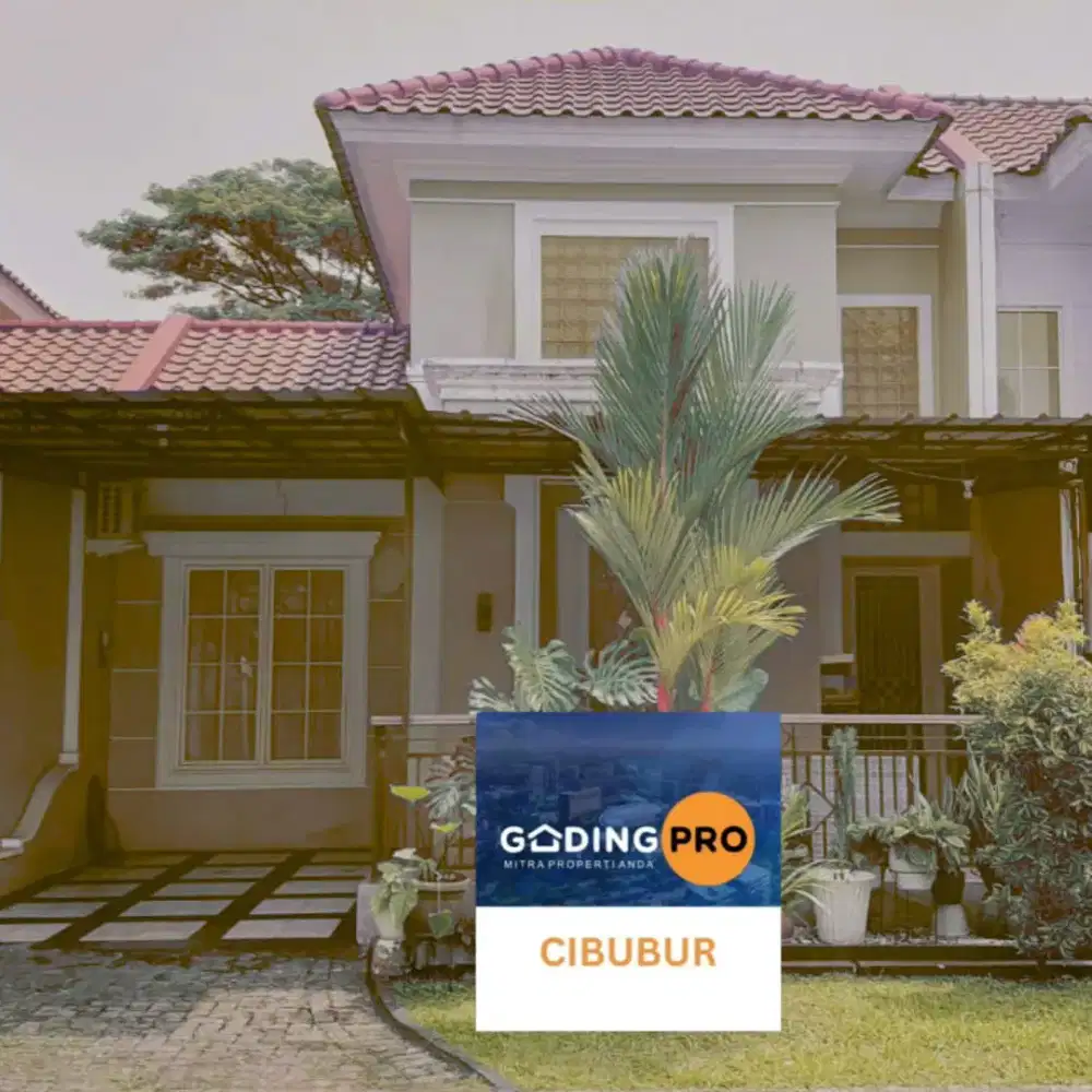 Jual cepat rumah cantik siap huni cluster favorit. CitraGran Cibubur.