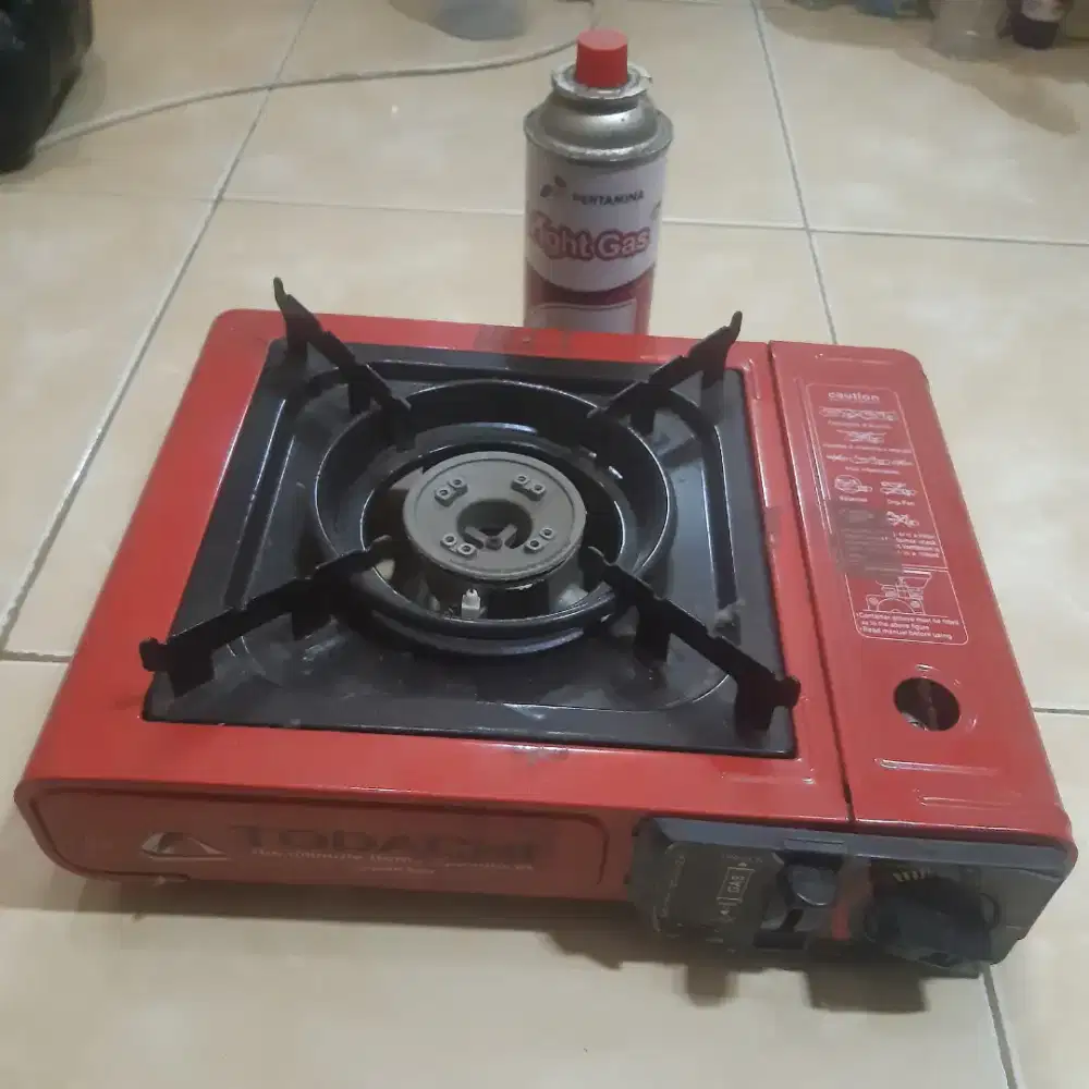 Kompor portable dan 1 bh gas
